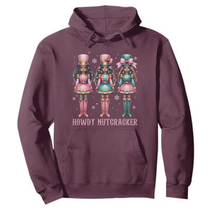 Howdy Nutcracker Cowgirl Christmas Western Country Hoodie TS14 Maroon Print Your Wear