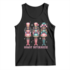 Howdy Nutcracker Cowgirl Christmas Western Country Tank Top TS14 Black Print Your Wear