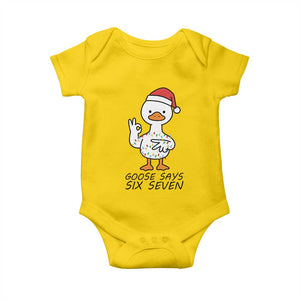 67 Six Seven Chirtsmas Meme Baby Onesie Funny Silly Goose TS14 Daisy Print Your Wear