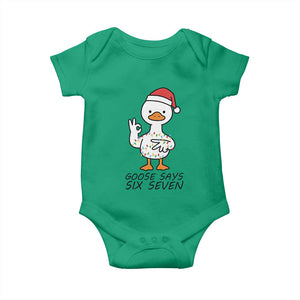 67 Six Seven Chirtsmas Meme Baby Onesie Funny Silly Goose TS14 Irish Green Print Your Wear