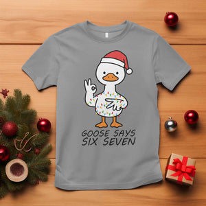 67 Six Seven Chirtsmas Meme T Shirt Funny Silly Goose TS14 Sport Gray Print Your Wear