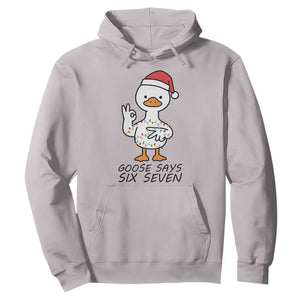 67 Six Seven Chirtsmas Meme Hoodie Funny Silly Goose TS14 Ice Gray Print Your Wear
