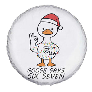 67 Six Seven Chirtsmas Meme Spare Tire Cover Funny Silly Goose TS14 Print Your Wear