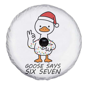 67 Six Seven Chirtsmas Meme Spare Tire Cover Funny Silly Goose TS14 Print Your Wear