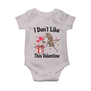 Marcus The Worm Meme Baby Onesie I Do Not Like This Valentine TS14 Ice Gray Print Your Wear