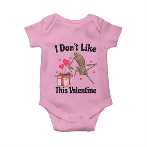Marcus The Worm Meme Baby Onesie I Do Not Like This Valentine TS14 Light Pink Print Your Wear