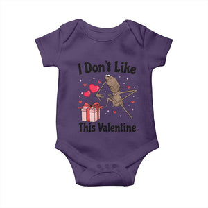 Marcus The Worm Meme Baby Onesie I Do Not Like This Valentine TS14 Purple Print Your Wear