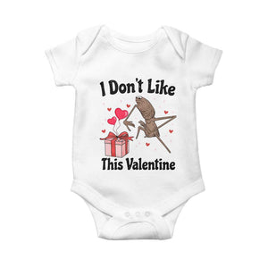 Marcus The Worm Meme Baby Onesie I Do Not Like This Valentine TS14 White Print Your Wear