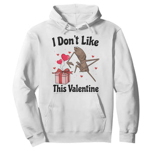 Marcus The Worm Meme Hoodie I Do Not Like This Valentine - Print Your Wear