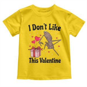 Marcus The Worm Meme Toddler T Shirt I Do Not Like This Valentine TS14 Daisy Print Your Wear