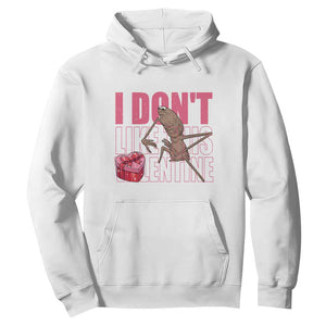 Marcus The Worm Funny Valentine Meme Hoodie I Don't Like This Valentine TS14 White Print Your Wear