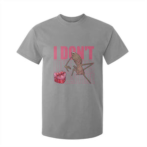 Marcus The Worm Funny Valentine Meme T Shirt For Kid I Don't Like This Valentine TS14 Sport Gray Print Your Wear