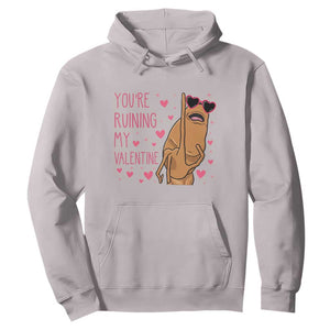 Marcus The Worm Meme Hoodie Funny Anti Valentines Day - Print Your Wear