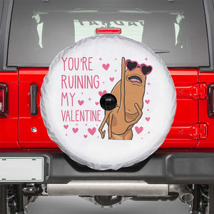 Marcus The Worm Meme Spare Tire Cover Funny Anti Valentines Day TS14 White Print Your Wear