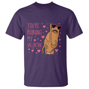 Marcus The Worm Meme T Shirt Funny Anti Valentines Day TS14 Purple Print Your Wear
