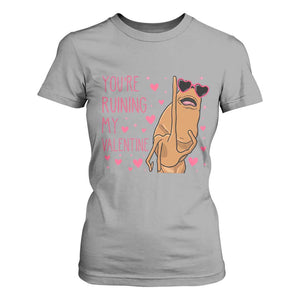 Marcus The Worm Meme T Shirt For Women Funny Anti Valentines Day TS14 Sport Gray Print Your Wear