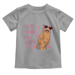Marcus The Worm Meme Toddler T Shirt Funny Anti Valentines Day TS14 Sport Gray Print Your Wear