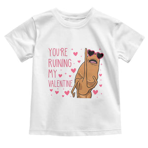 Marcus The Worm Meme Toddler T Shirt Funny Anti Valentines Day TS14 White Print Your Wear
