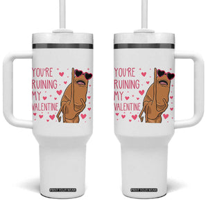 Marcus The Worm Meme Tumbler With Handle Funny Anti Valentines Day TS14 One Size: 40 oz White Print Your Wear