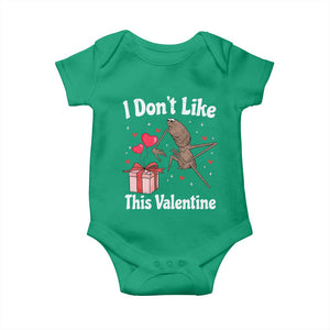 Marcus The Worm Meme Baby Onesie Funny Anti Valentines Day Sarcastic TS14 Irish Green Print Your Wear