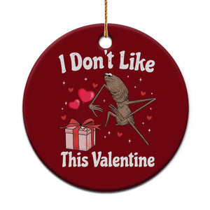 Marcus The Worm Meme Ceramic Ornament Funny Anti Valentines Day Sarcastic TS14 1pc Red Print Your Wear