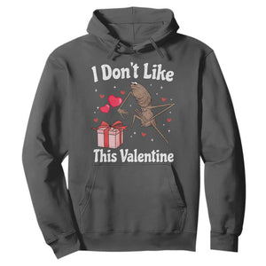 Marcus The Worm Meme Hoodie Funny Anti Valentines Day Sarcastic TS14 Dark Heather Print Your Wear