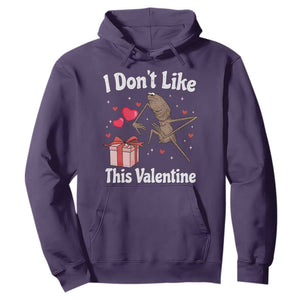 Marcus The Worm Meme Hoodie Funny Anti Valentines Day Sarcastic TS14 Purple Print Your Wear