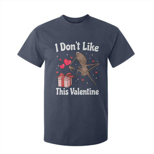 Marcus The Worm Meme T Shirt For Kid Funny Anti Valentines Day Sarcastic TS14 Navy Print Your Wear
