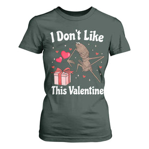 Marcus The Worm Meme T Shirt For Women Funny Anti Valentines Day Sarcastic TS14 Dark Forest Green Print Your Wear