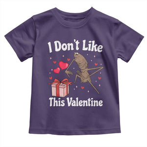Marcus The Worm Meme Toddler T Shirt Funny Anti Valentines Day Sarcastic TS14 Purple Print Your Wear