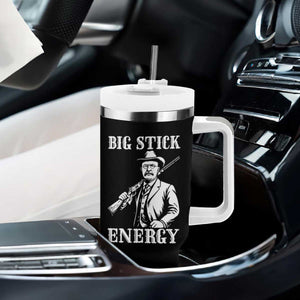 Funny Teddy Roosevelt Tumbler With Handle Big Stick Energy President TS14 Print Your Wear