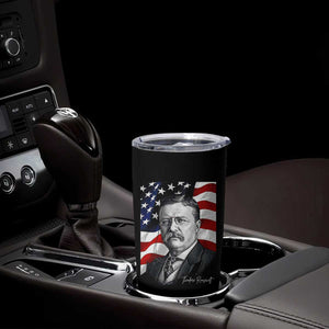 Theodore Roosevelt Patriotic American Flag President Tumbler Cup TS14 Print Your Wear
