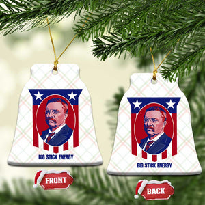 Theodore Roosevelt Patriotic American Flag Ceramic Ornament Big Stick Energy President TS14 Print Your Wear