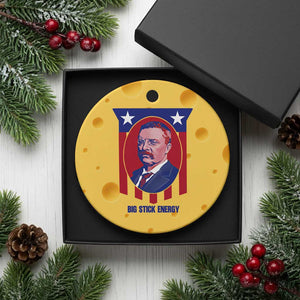 Theodore Roosevelt Patriotic American Flag Ceramic Ornament Big Stick Energy President TS14 1pc Yellow Cheese Print Your Wear