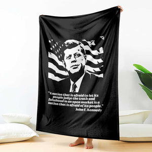 Theodore Roosevelt Quote Throw Blanket Patriotic American Flag Presidents Day TS14 Print Your Wear