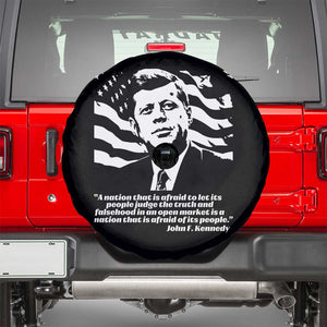 Theodore Roosevelt Quote Spare Tire Cover Patriotic American Flag Presidents Day TS14 Black Print Your Wear