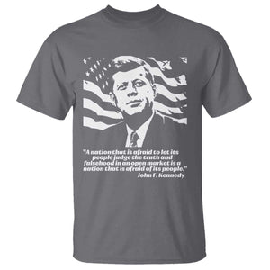 Theodore Roosevelt Quote T Shirt Patriotic American Flag Presidents Day TS14 Charcoal Print Your Wear