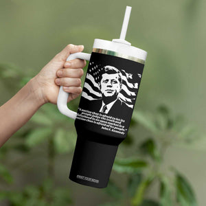 Theodore Roosevelt Quote Tumbler With Handle Patriotic American Flag Presidents Day TS14 Print Your Wear