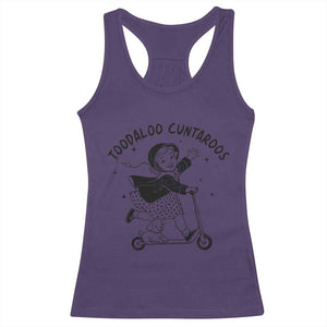 Toodaloo Cuntaroos Racerback Tank Top Funny Roller Girl Sarcastic TS14 Purple Print Your Wear