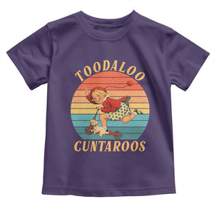 Toodaloo Cuntaroos Toddler T Shirt Funny Sarcastic Goodbye Humor TS14 Purple Print Your Wear