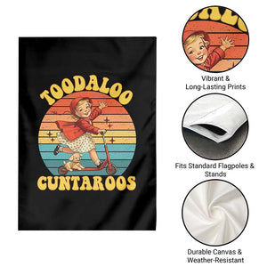 Toodaloo Cuntaroos Garden Flag Funny Roller Sassy Girl Sarcastic Humor TS14 Print Your Wear