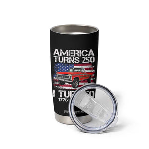 America Turns 250 I Turn 50 1976 50th Birthday Tumbler Cup Vintage Classic Original American Old Pickup Truck TS14 Print Your Wear