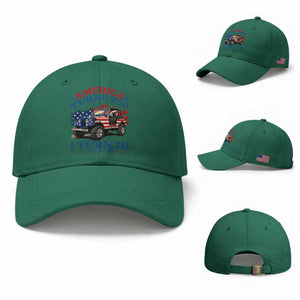 America Turns 250 I Turn 70 1956 70th Birthday Baseball Cap Compact Classic Off-road SUV