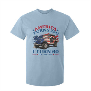 America Turns 250 I Turn 60 1966 60th Birthday T Shirt For Kid Compact Classic Off-road SUV