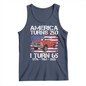 America Turns 250 I Turn 65 1961 65th Birthday Tank Top Vintage Classic Original American Old Pickup Truck