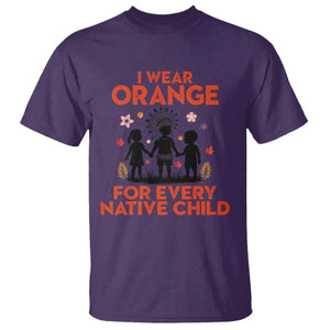 Native American Child Orange Shirt Day T Shirt I Wear Orange For Every Native Child TS14 Purple Print Your Wear