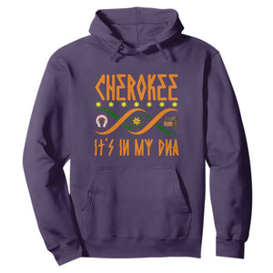 Cherokee Native American DNA Pride Hoodie It Is In My DNA TS14 Purple Print Your Wear