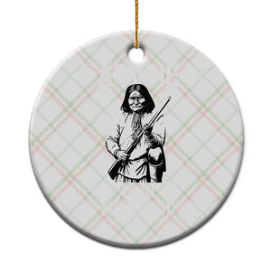 Native American Ceramic Ornament Apache Is In My Blood TS14 1pc Christmas Plaid Print Your Wear