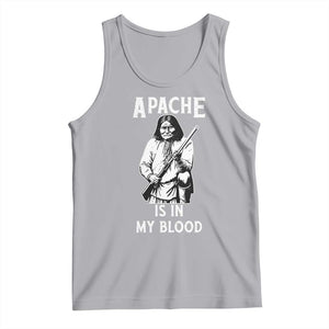 Native American Tank Top Apache Is In My Blood TS14 Athletic Heather Print Your Wear