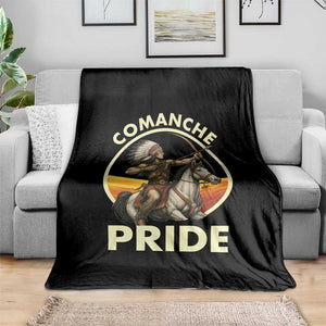 Native American Comanche Pride Indigenous People Day Throw Blanket TS14 Print Your Wear